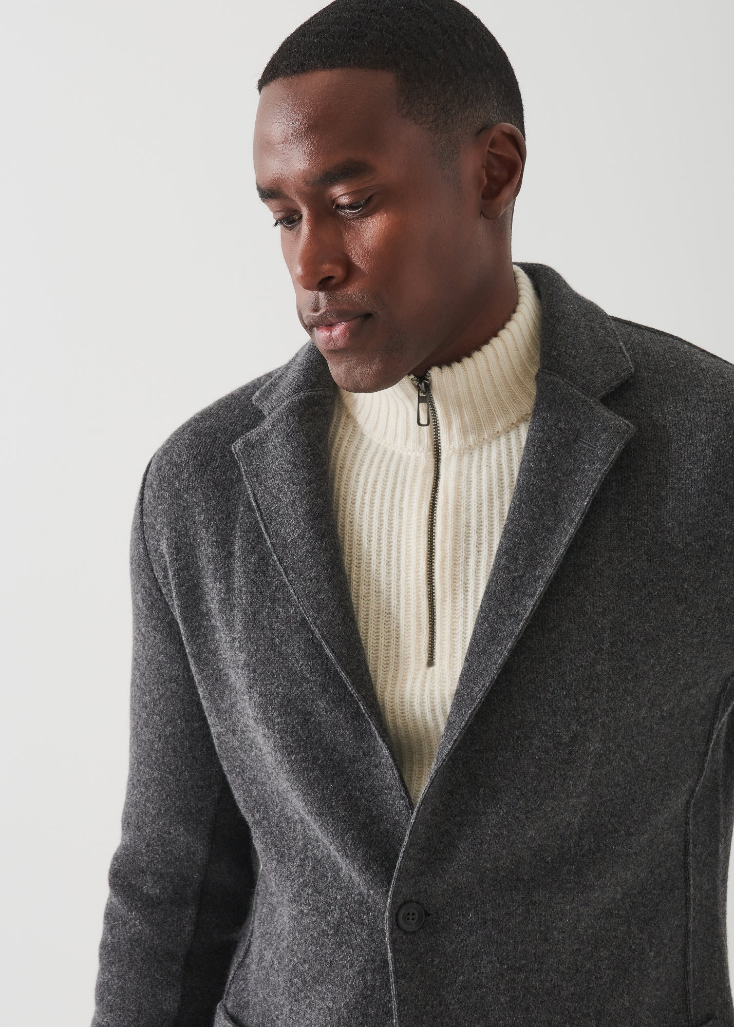 Italian Cashmere Two-Button Blazer - PATRICK ASSARAF