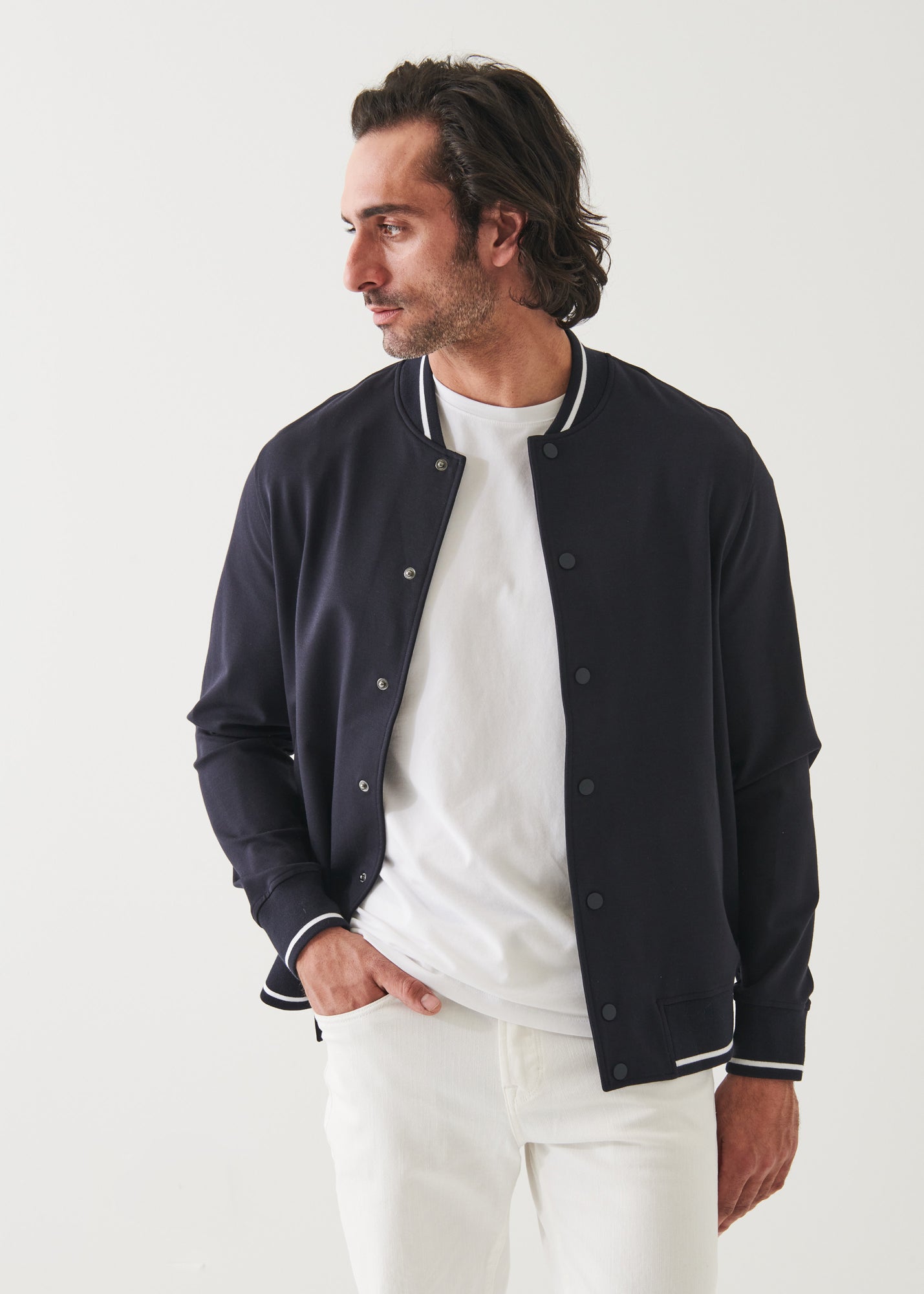 Snap Front Jacket - PATRICK ASSARAF