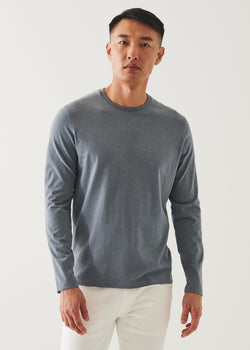 PIMA COTTON STRETCH OVERDYE T-SHIRT | PATRICK ASSARAF.