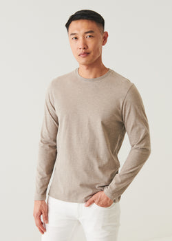 PIMA COTTON STRETCH OVERDYE T-SHIRT | PATRICK ASSARAF.