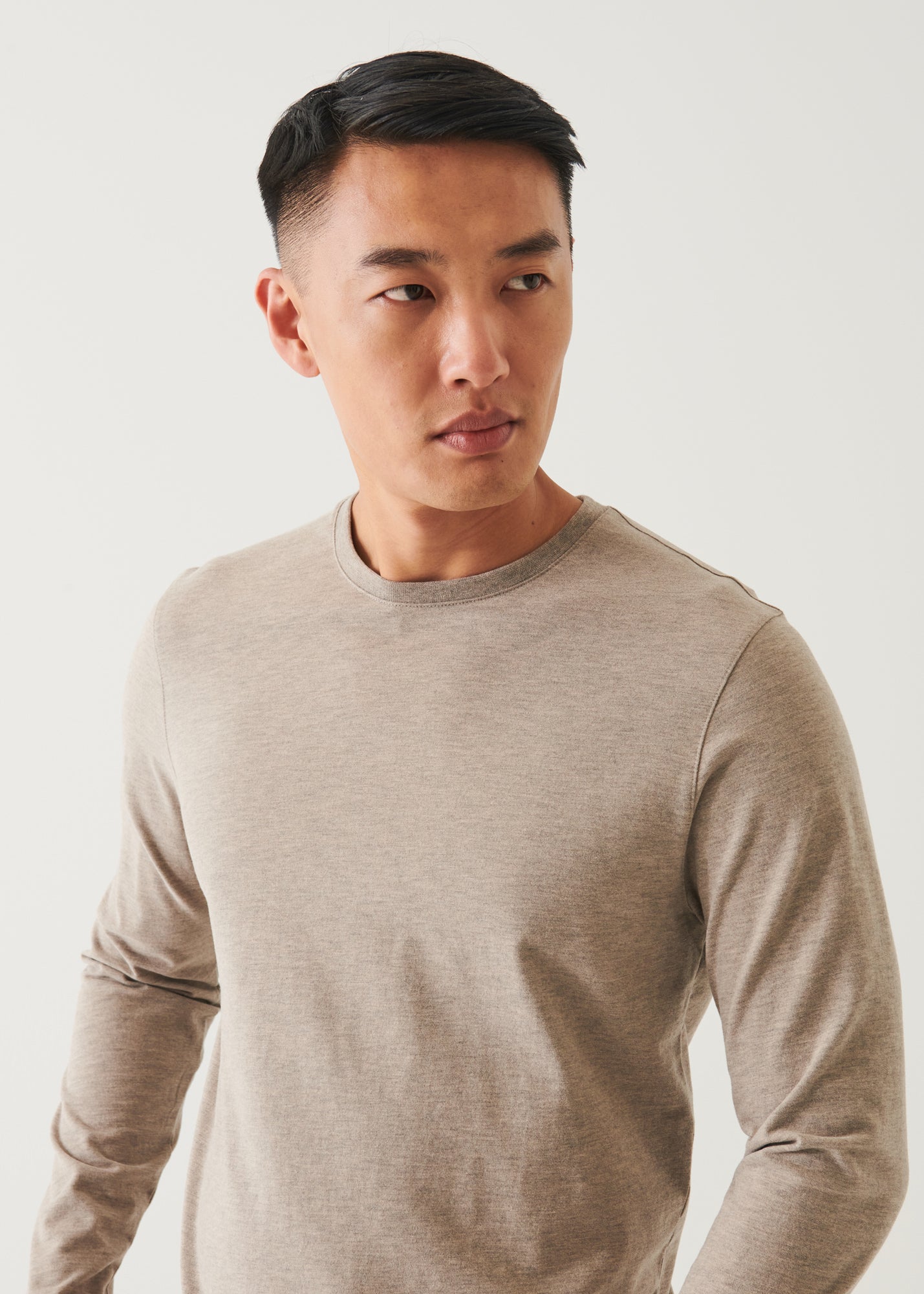 PIMA COTTON STRETCH OVERDYE T-SHIRT | PATRICK ASSARAF.