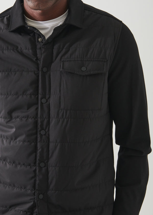 ACTIVE QUILTED SHIRT JACKET