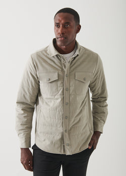 QUILTED SHIRT JACKET | PATRICK ASSARAF.