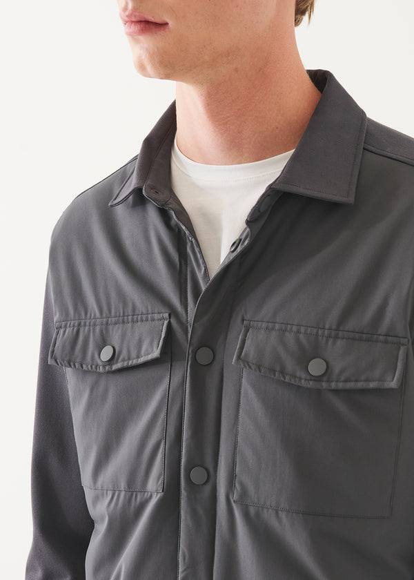 ACTIVE PADDED SHIRT JACKET