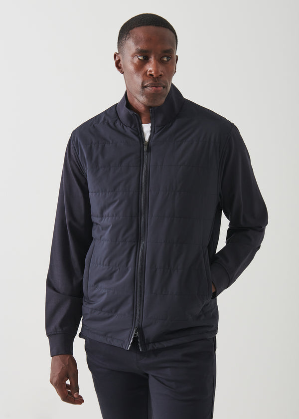 ACTIVE QUILTED BOMBER JACKET