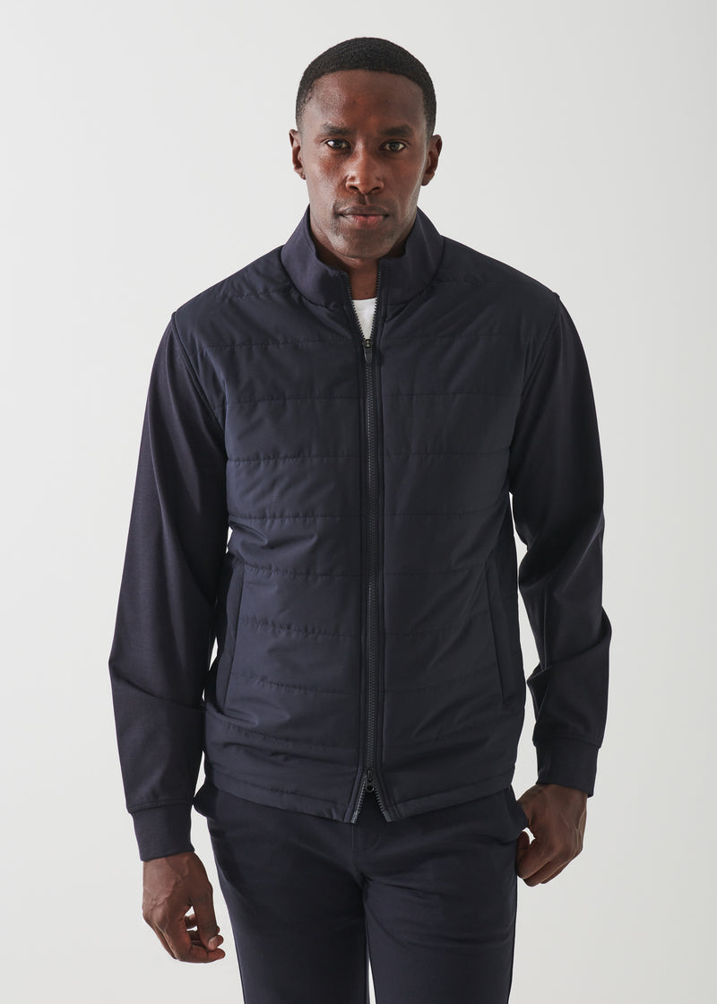 ACTIVE QUILTED BOMBER JACKET