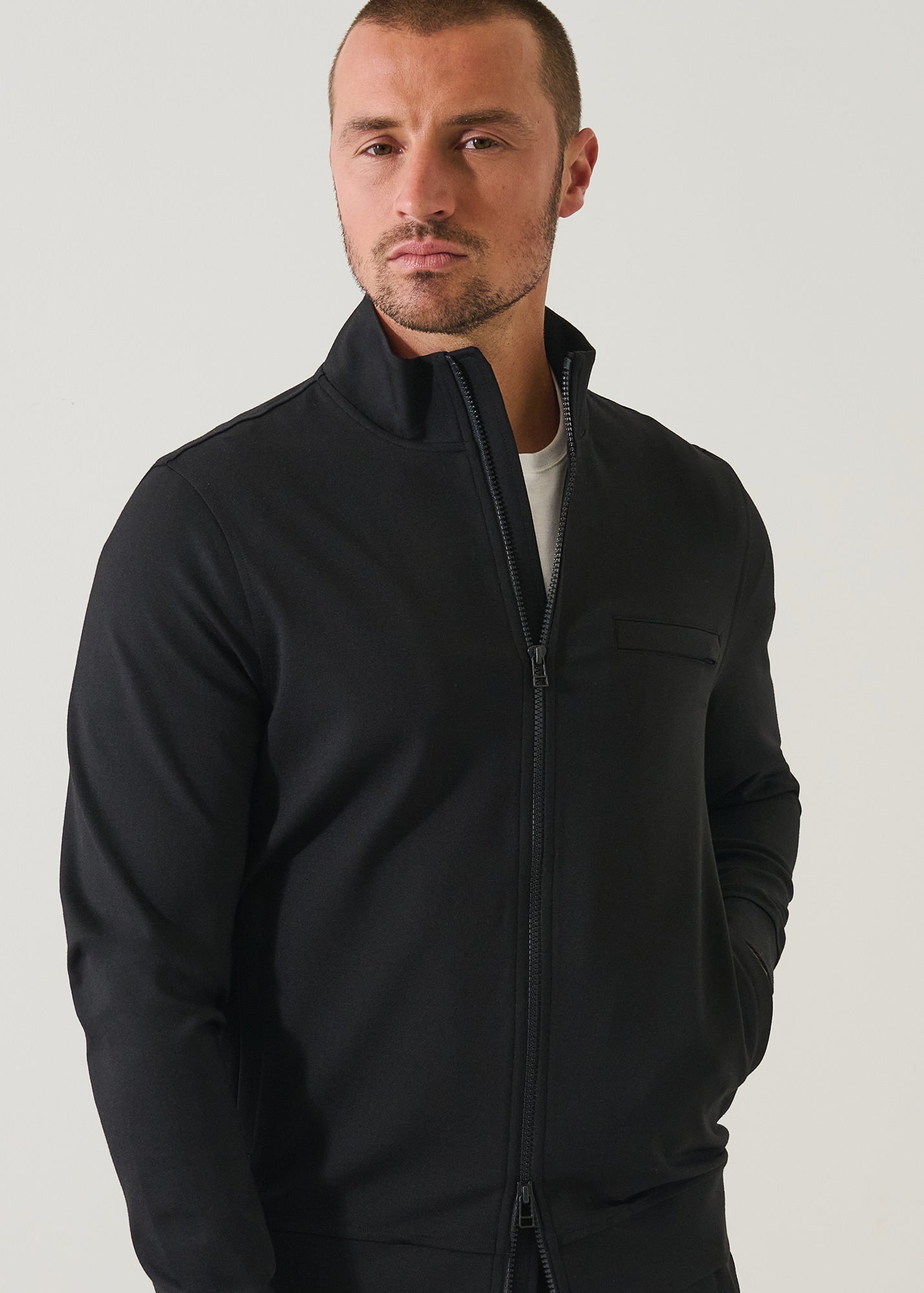Four-Way Stretch Track Jacket - PATRICK ASSARAF
