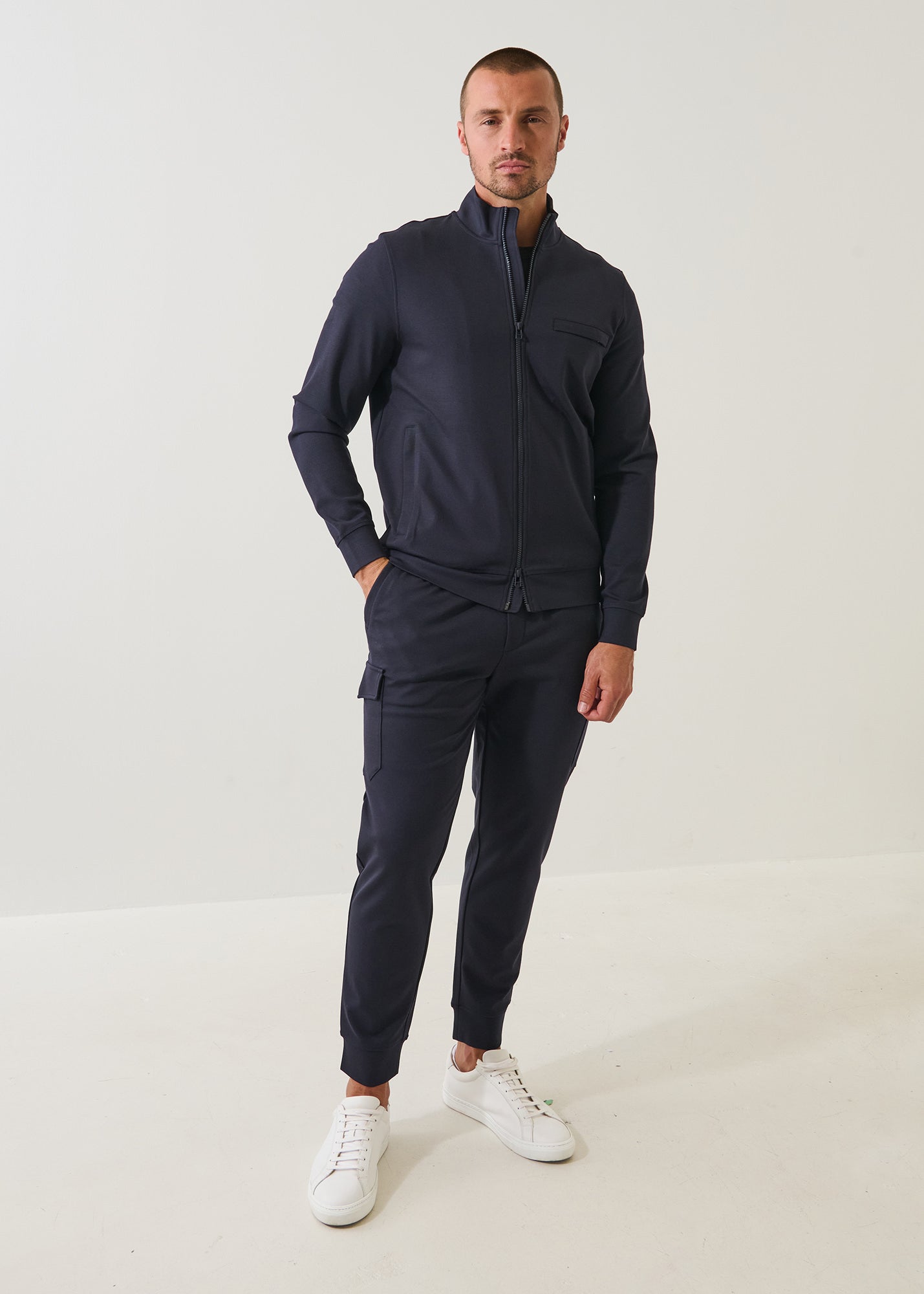 Four-Way Stretch Track Jacket - PATRICK ASSARAF