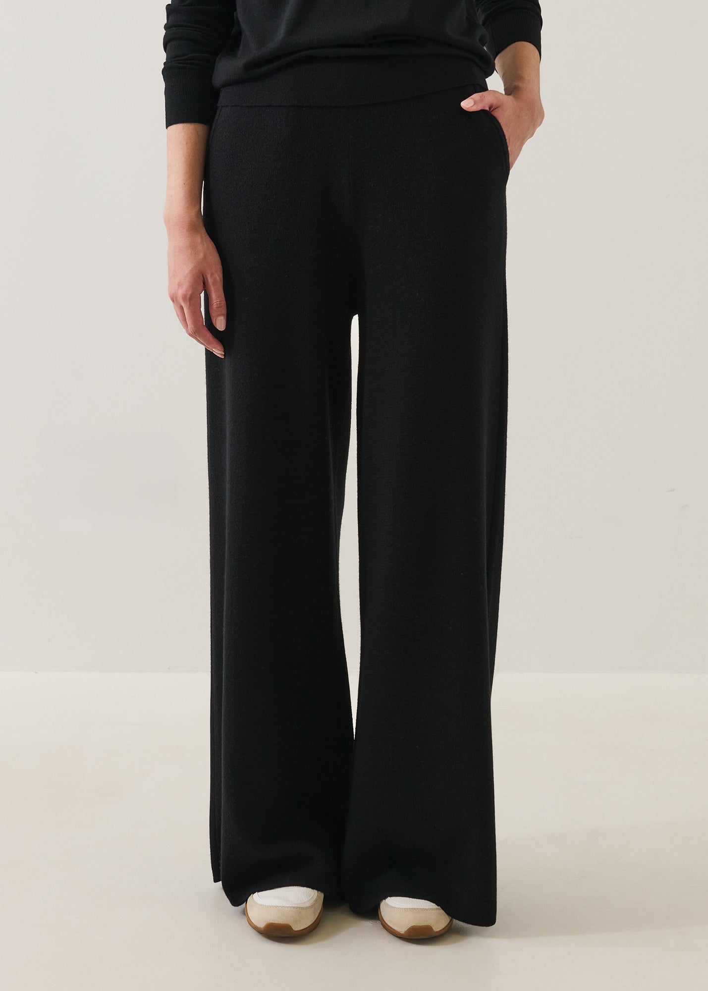 Merino Milano Stitch Relaxed Pant
