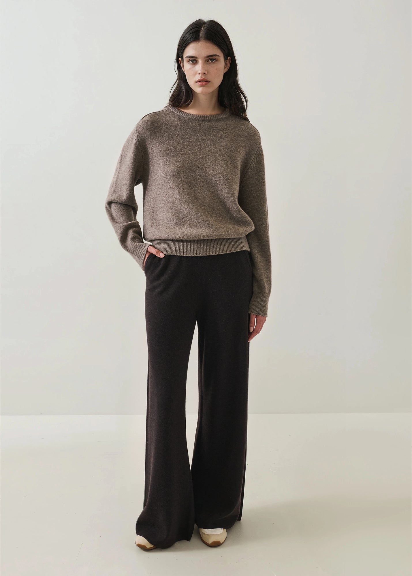 Merino Milano Stitch Relaxed Pant