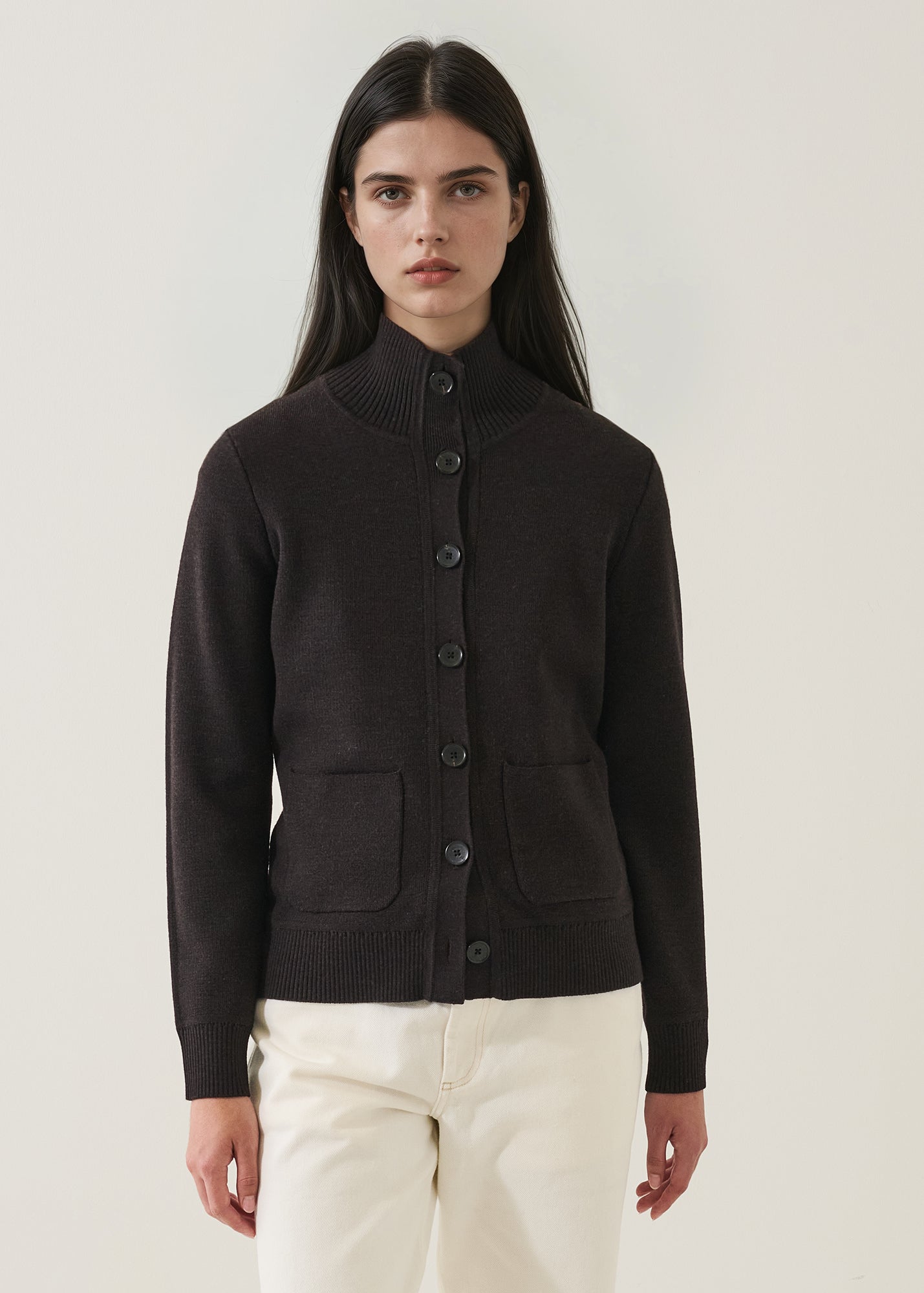 Merino Button Front Milano Jacket