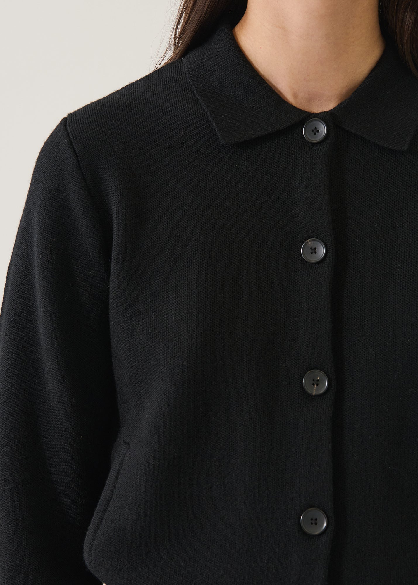 Merino Milano Stitch Button Shirt