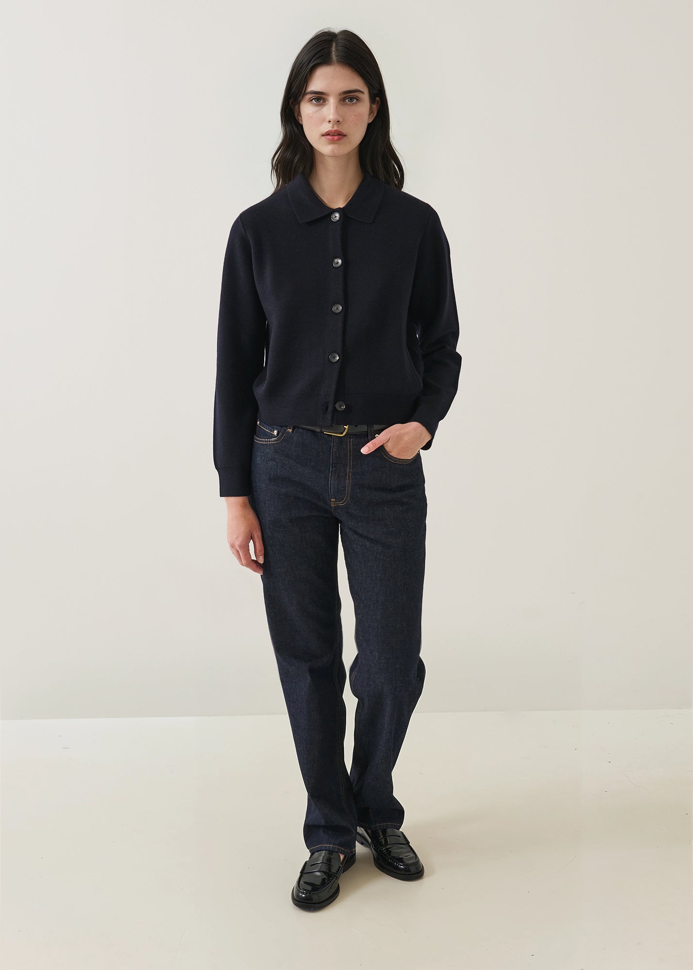 Merino Milano Stitch Button Shirt