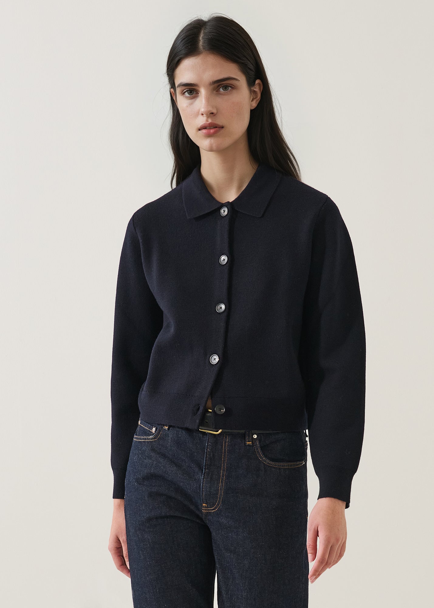 Merino Milano Stitch Button Shirt