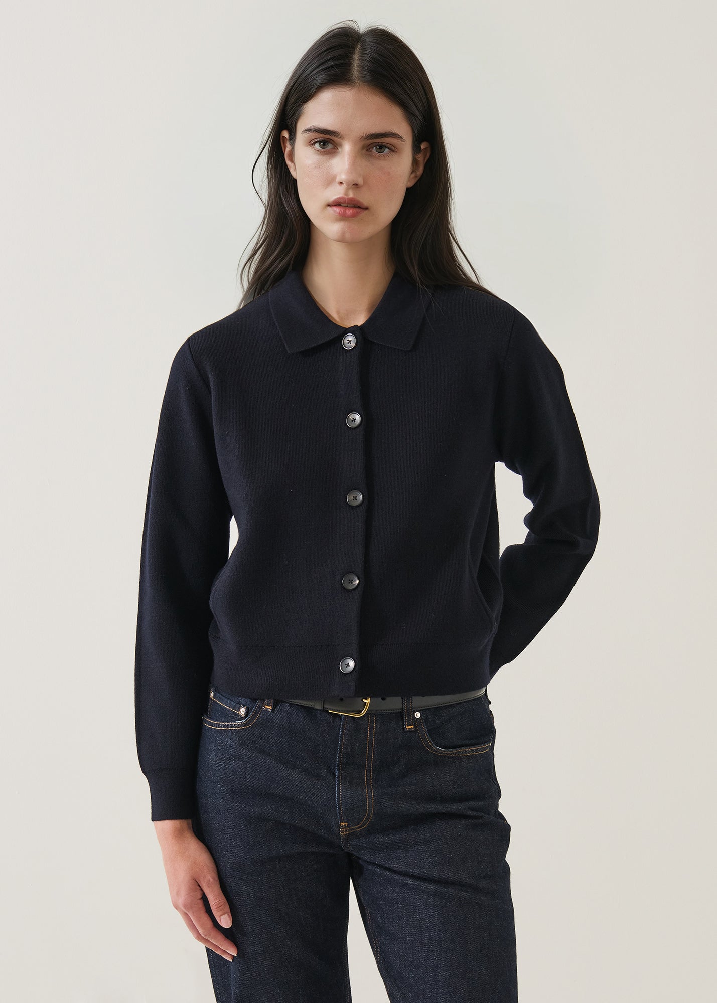 Merino Milano Stitch Button Shirt