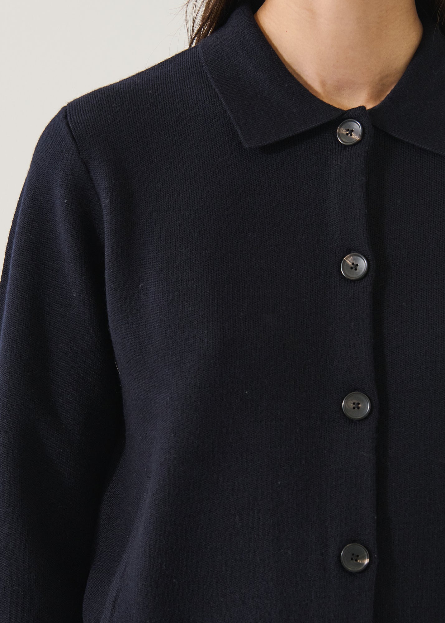 Merino Milano Stitch Button Shirt