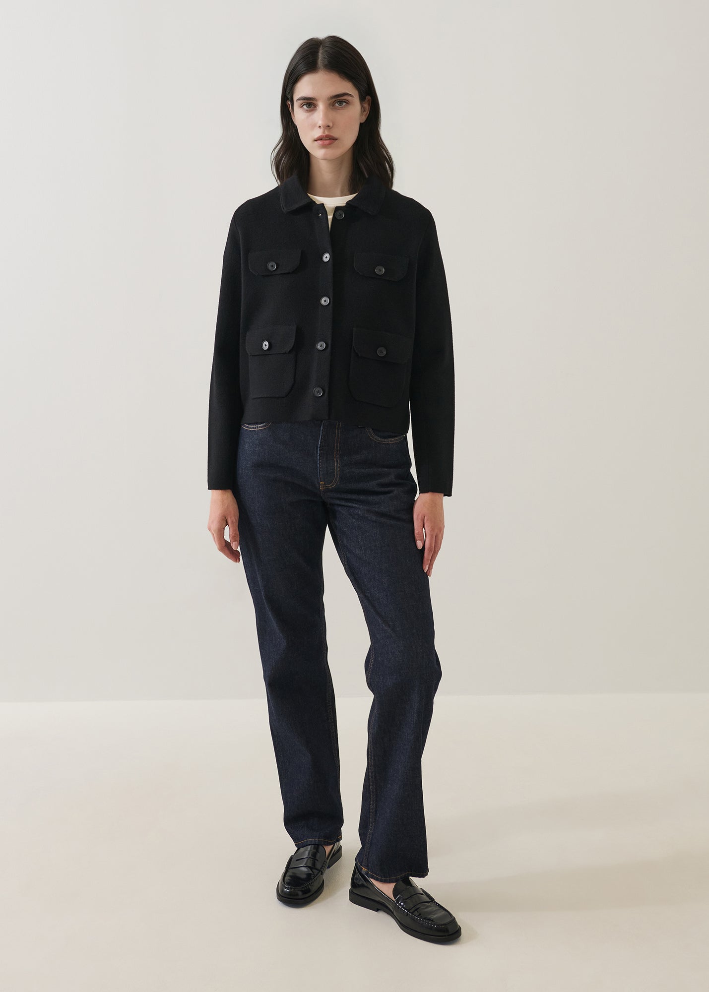 Merino Milano Stitch Pocket Jacket - PATRICK ASSARAF