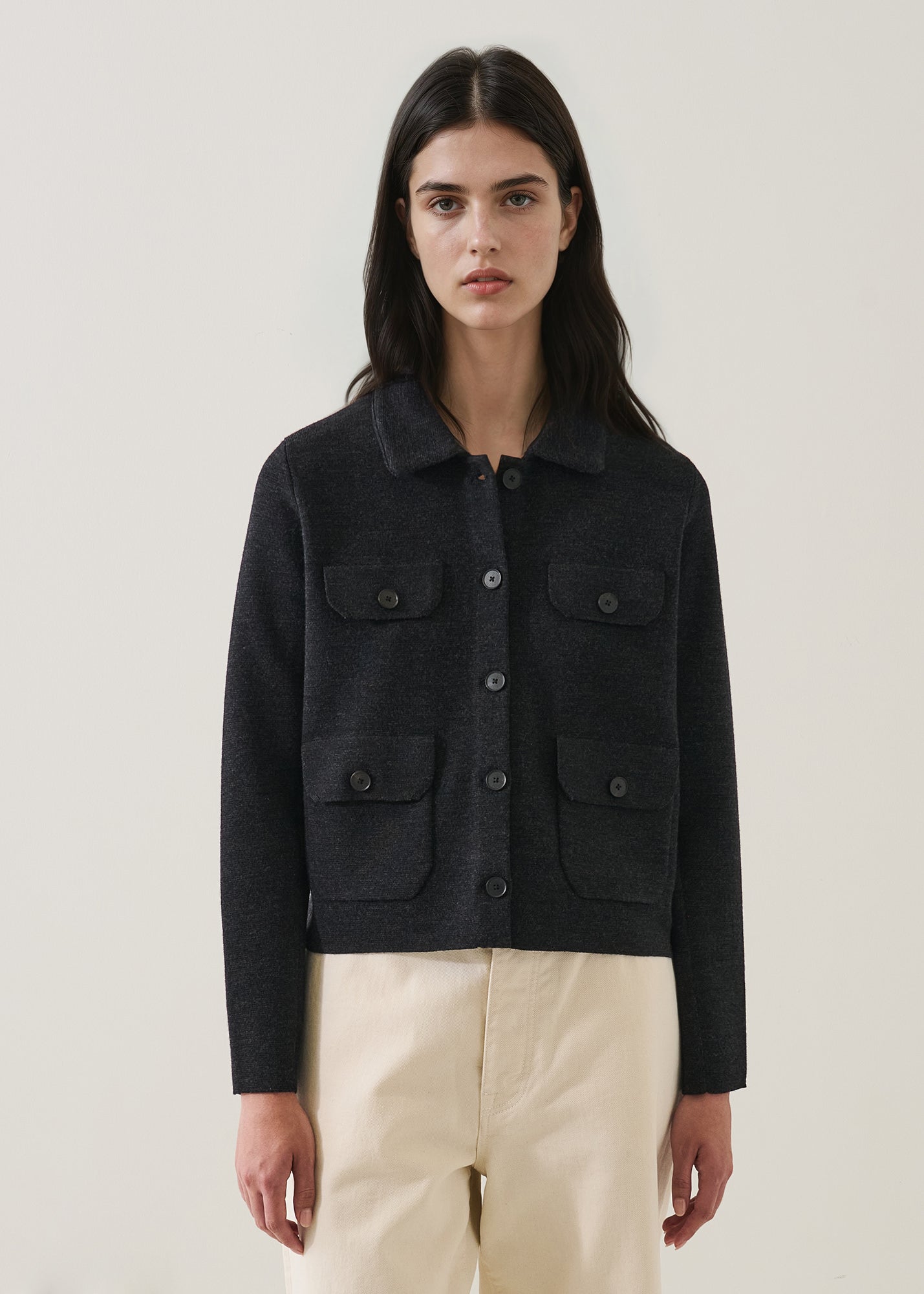 Merino Milano Stitch Pocket Jacket - PATRICK ASSARAF