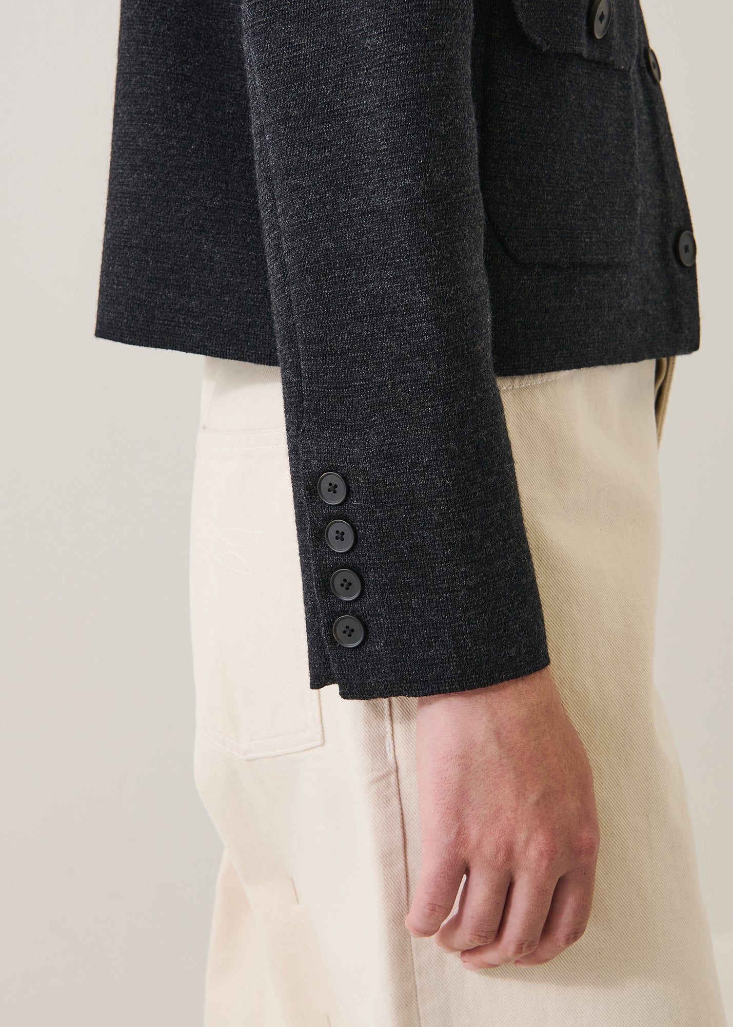 Merino Milano Stitch Pocket Jacket - PATRICK ASSARAF