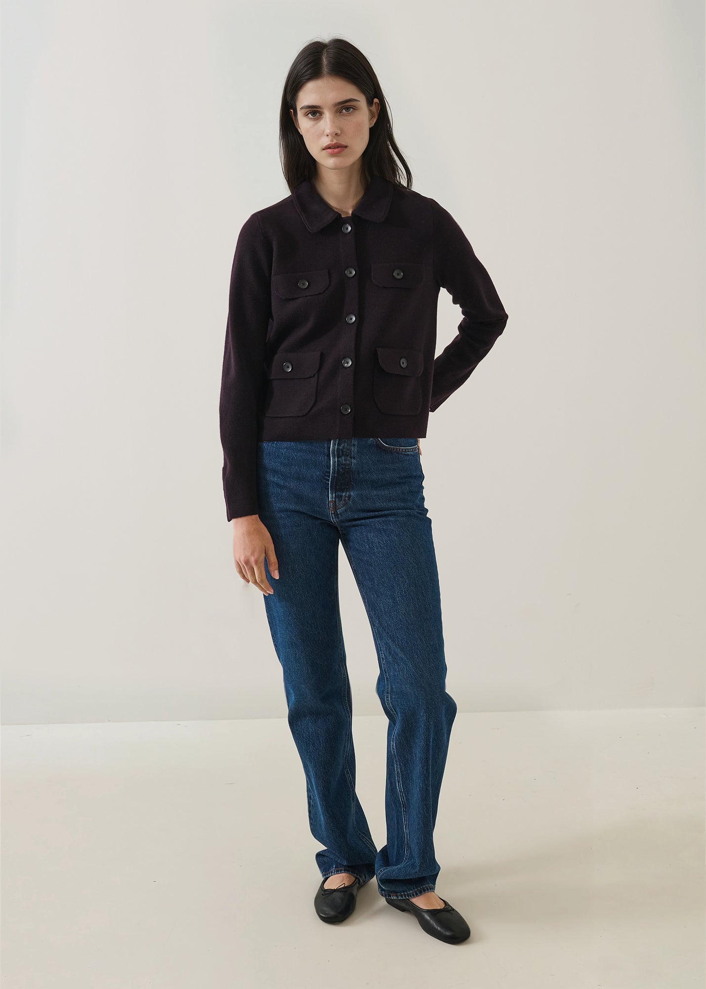 Merino Milano Stitch Pocket Jacket - PATRICK ASSARAF