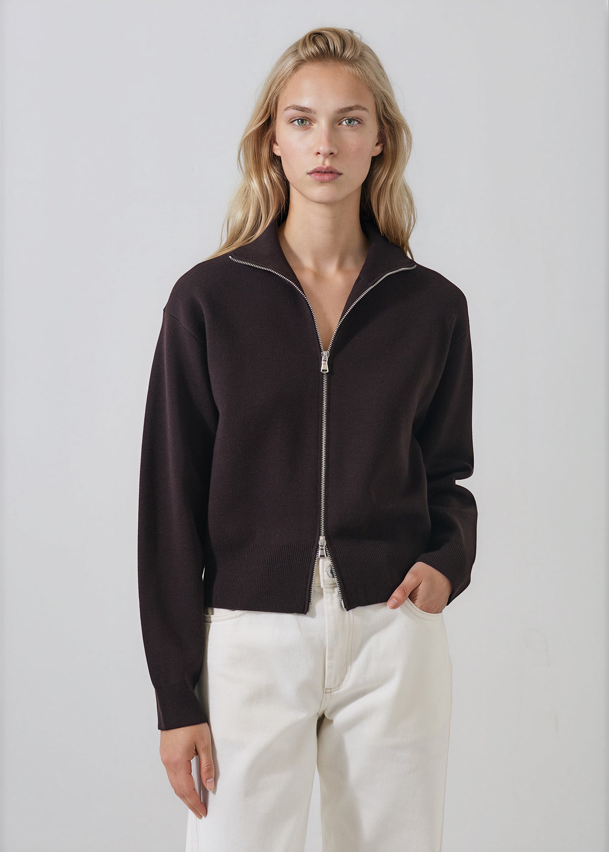 Milano Stitch Knit Full Zip Jacket - PATRICK ASSARAF