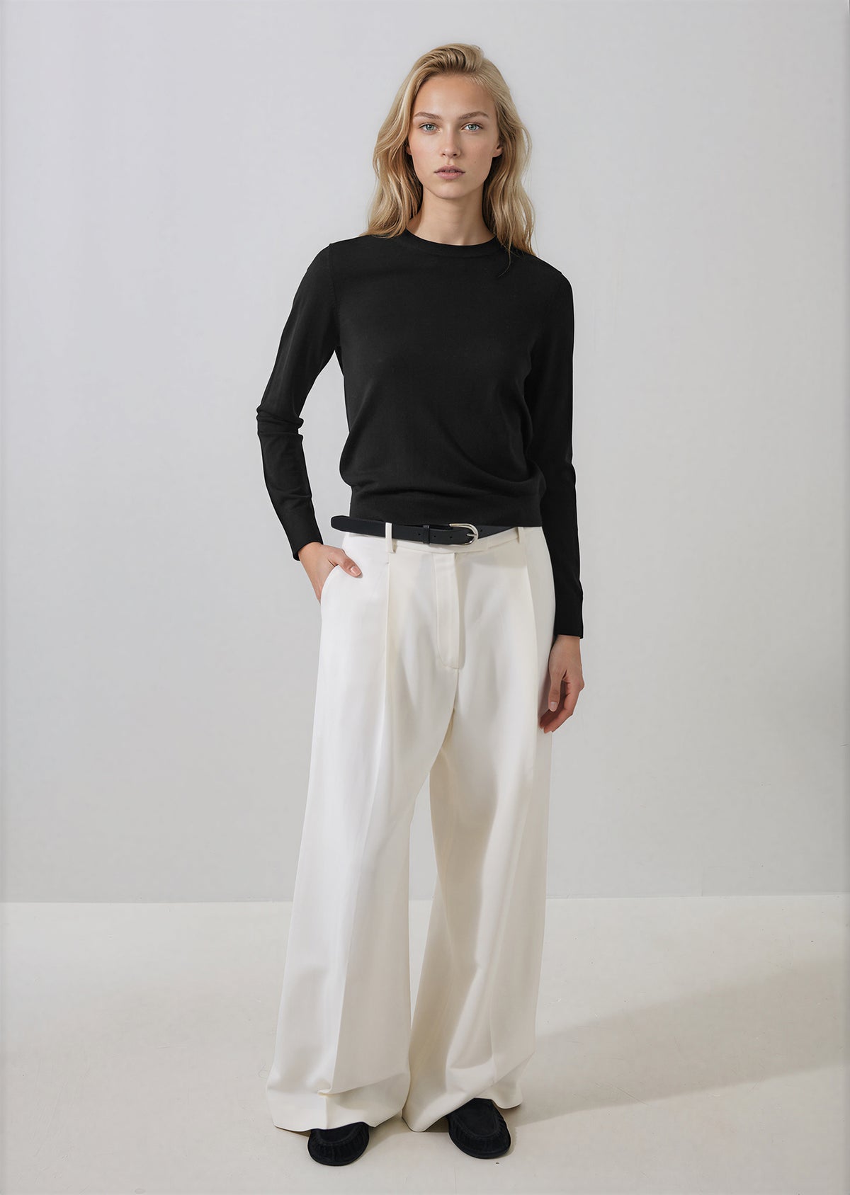Extra-Fine Merino Classic Crewneck