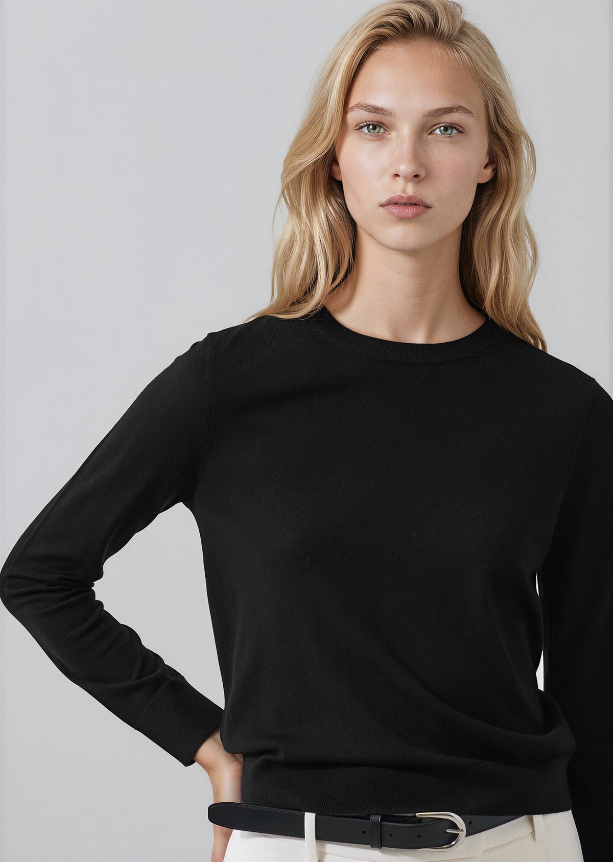 Extra-Fine Merino Classic Crewneck