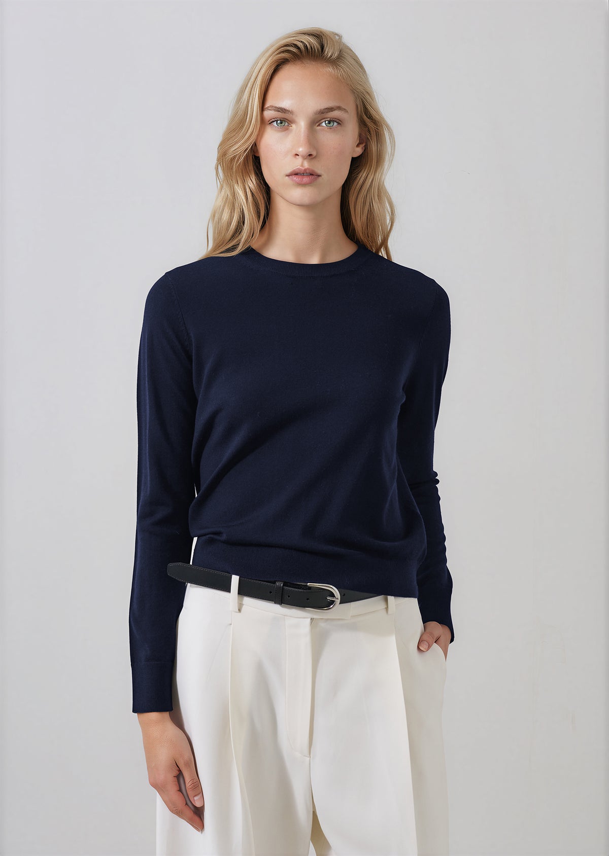 Extra-Fine Merino Classic Crewneck