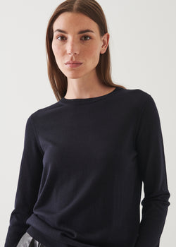SUPERFINE MERINO CREWNECK