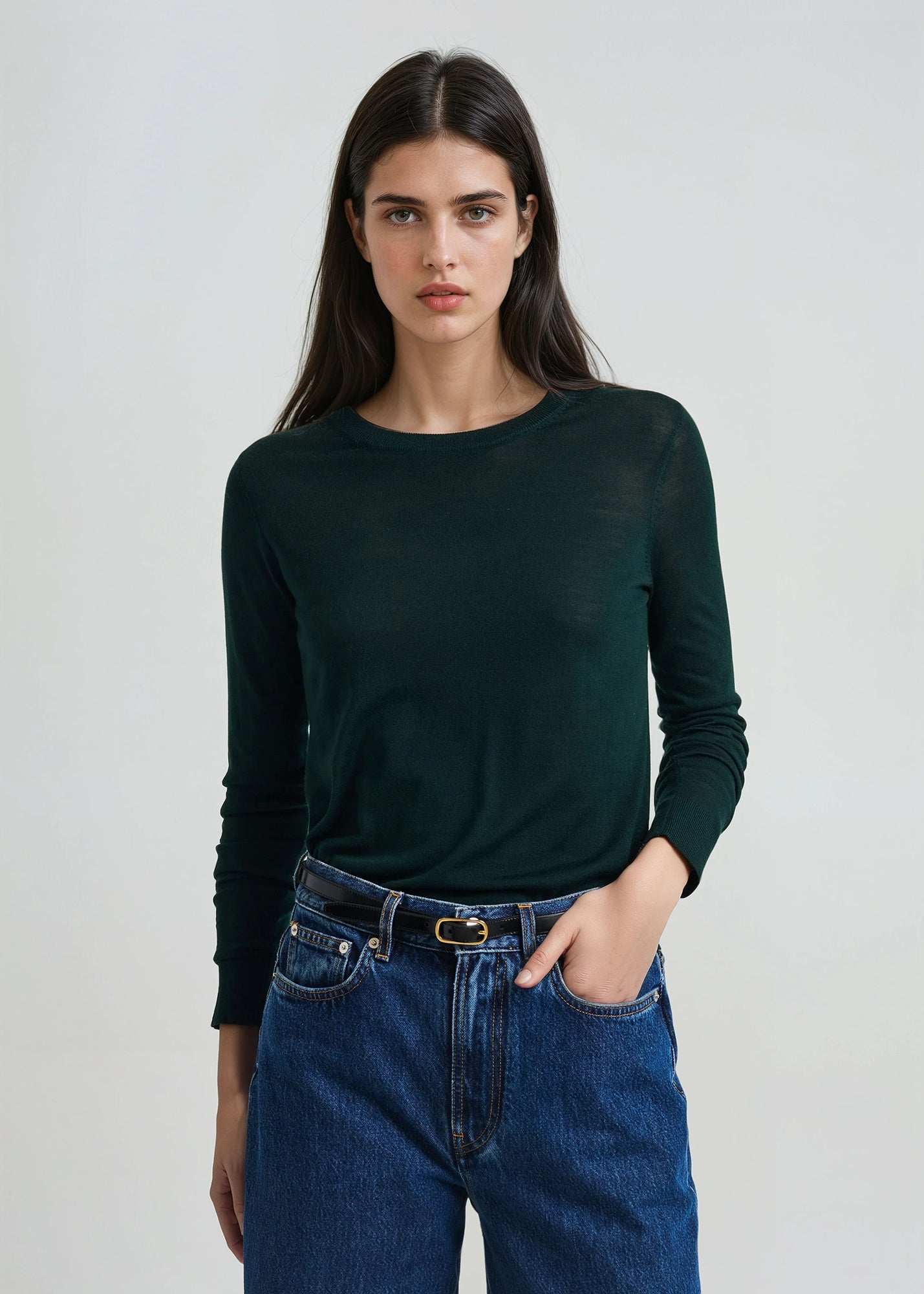 Merino Wool Classic Crewneck