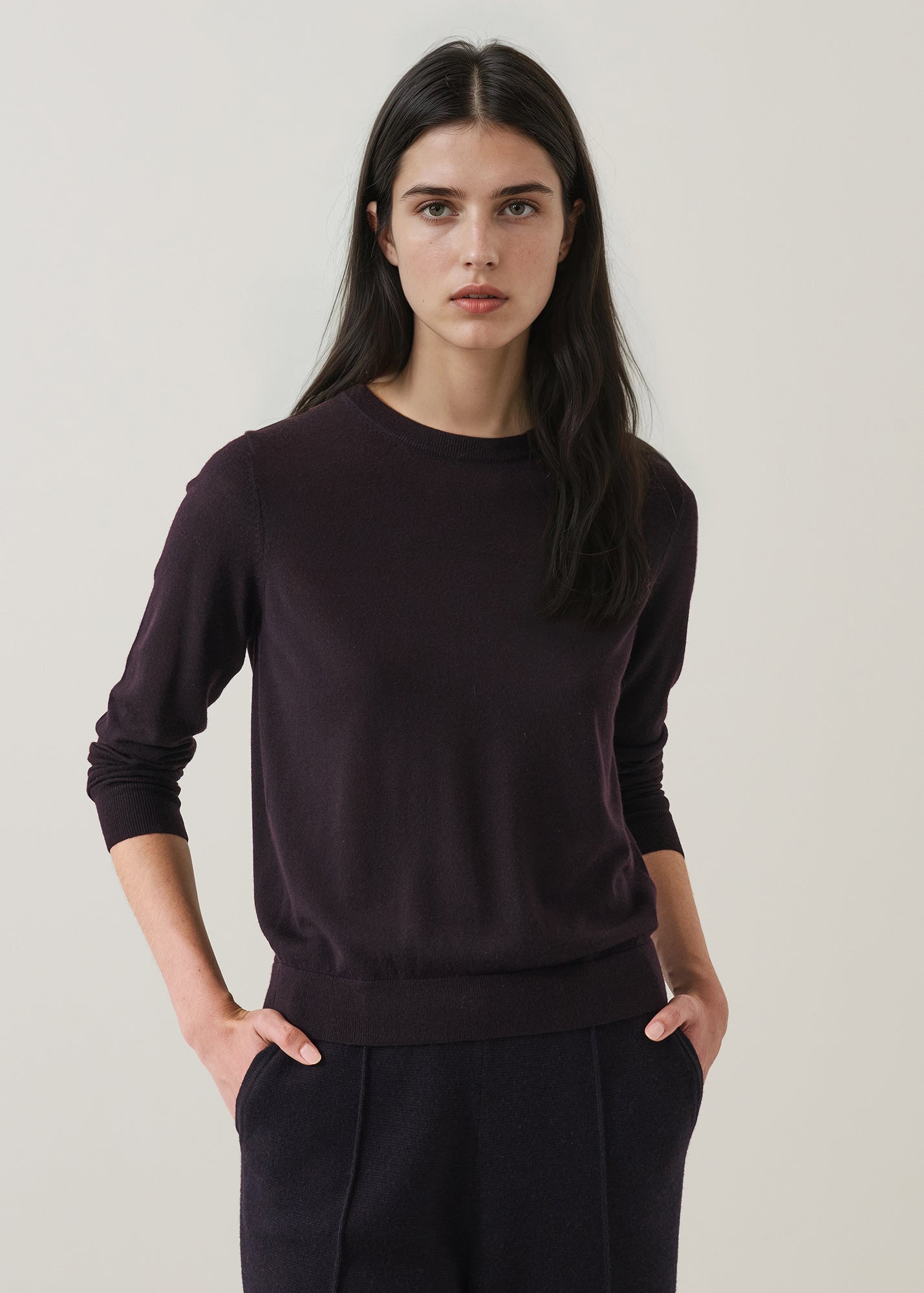 Merino Wool Classic Crewneck - PATRICK ASSARAF