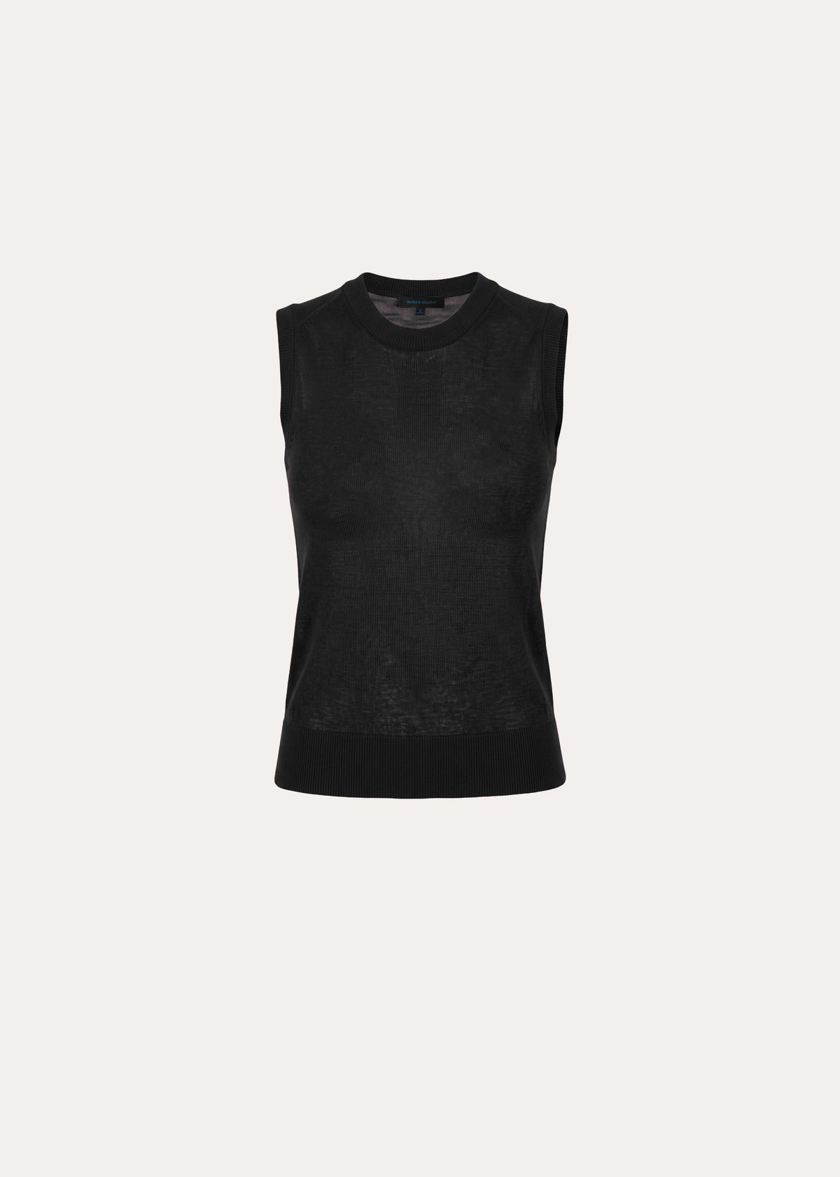 Extra-Fine Merino Sleeveless Crewneck - PATRICK ASSARAF