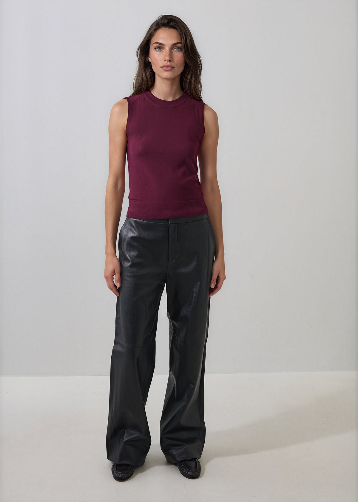 Extra-Fine Merino Sleeveless Crewneck - PATRICK ASSARAF