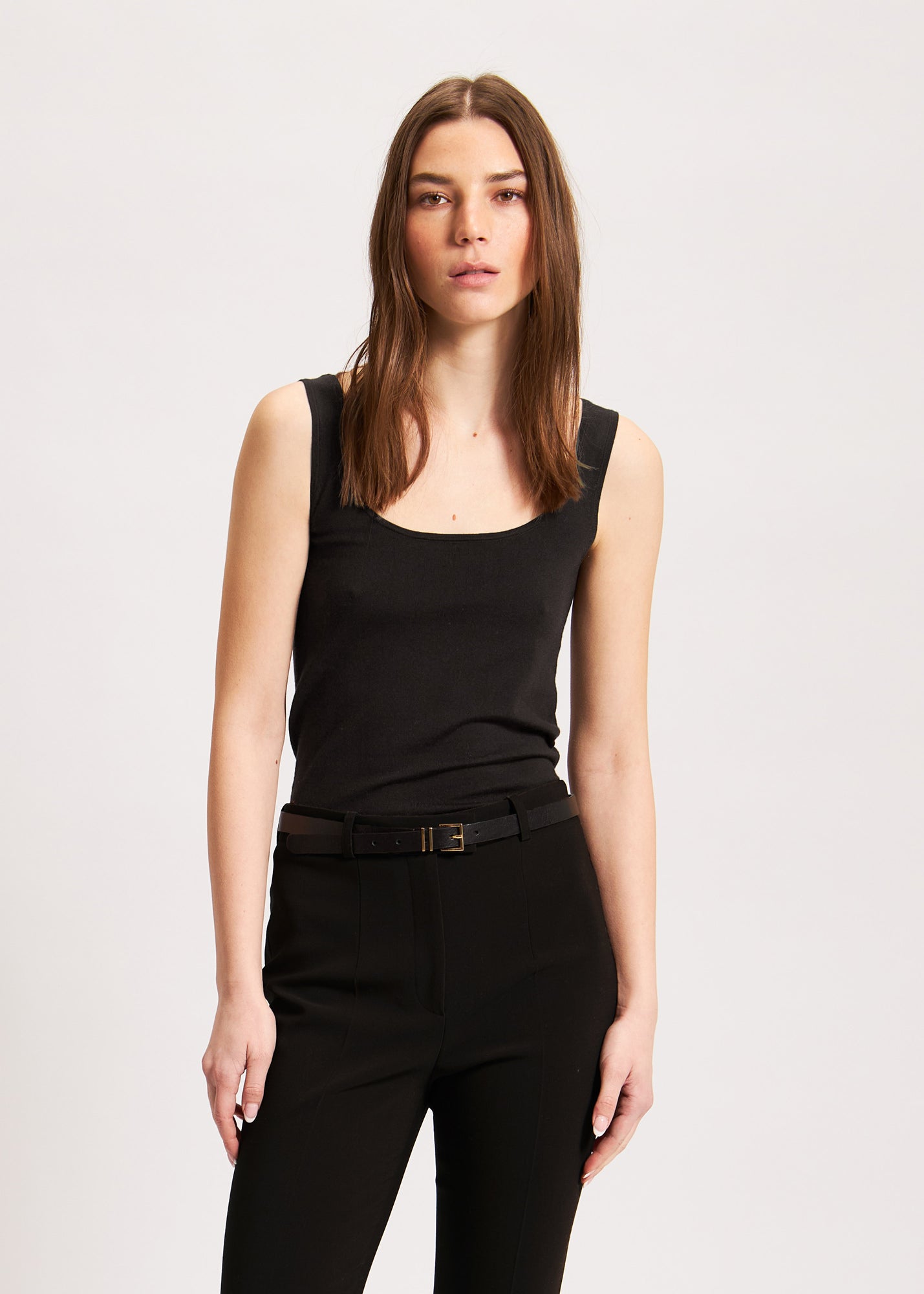 Superfine Merino Fitted Tank