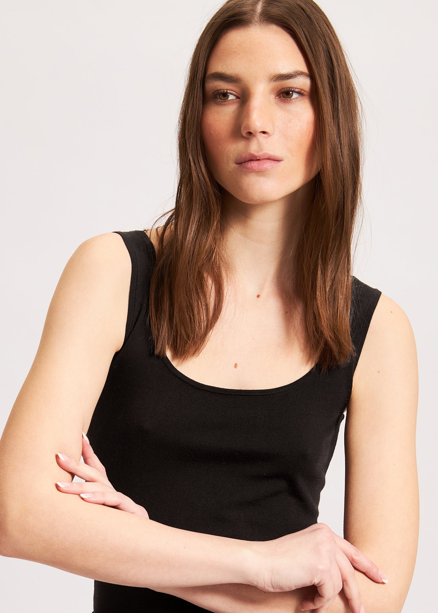 Superfine Merino Fitted Tank
