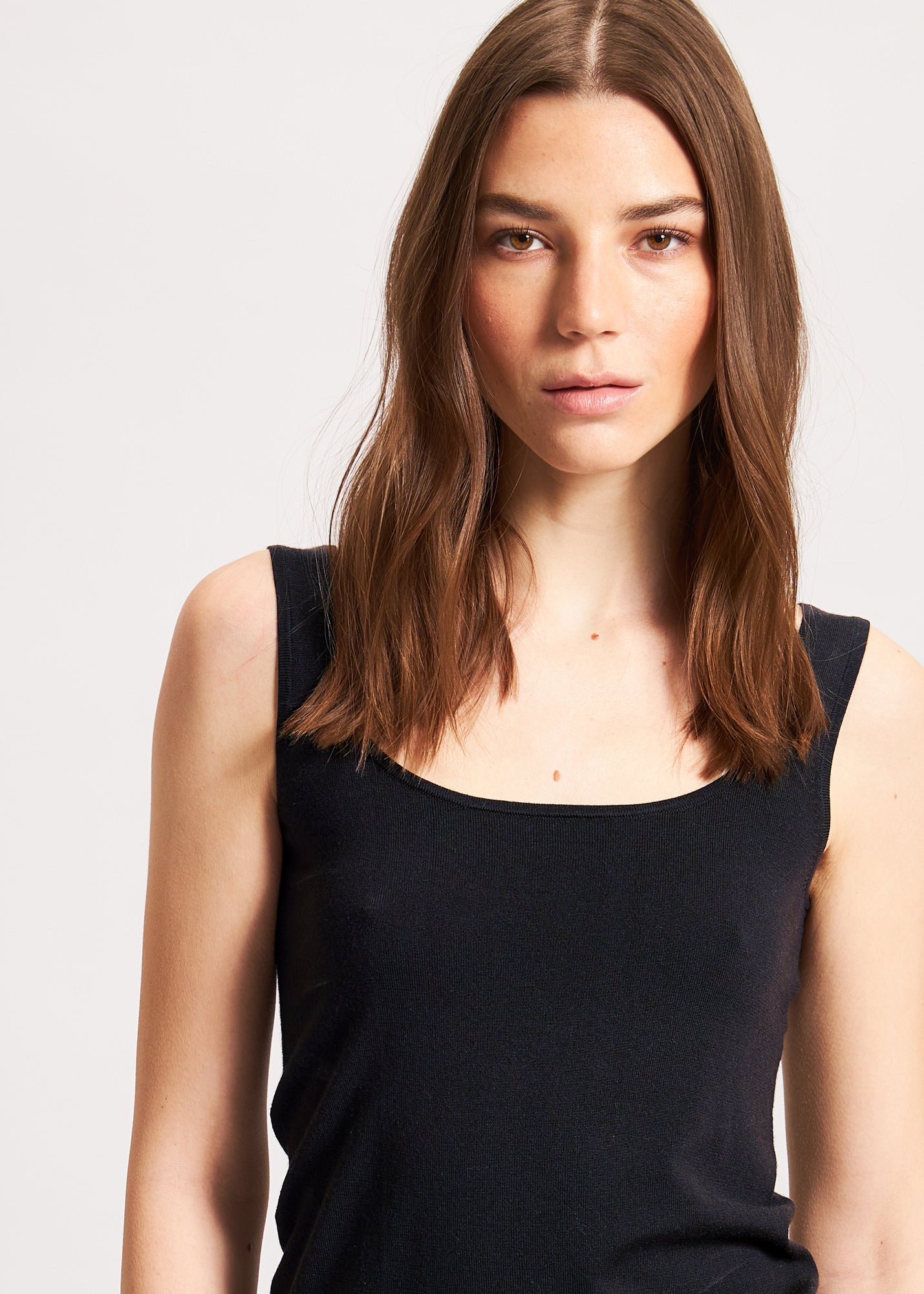 Superfine Merino Fitted Tank