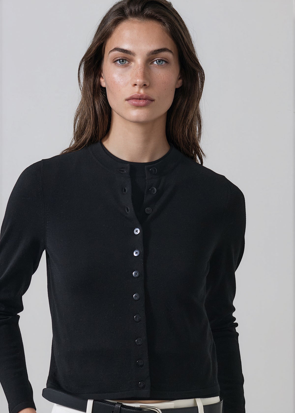 Extra-Fine Merino Cropped Cardigan - PATRICK ASSARAF