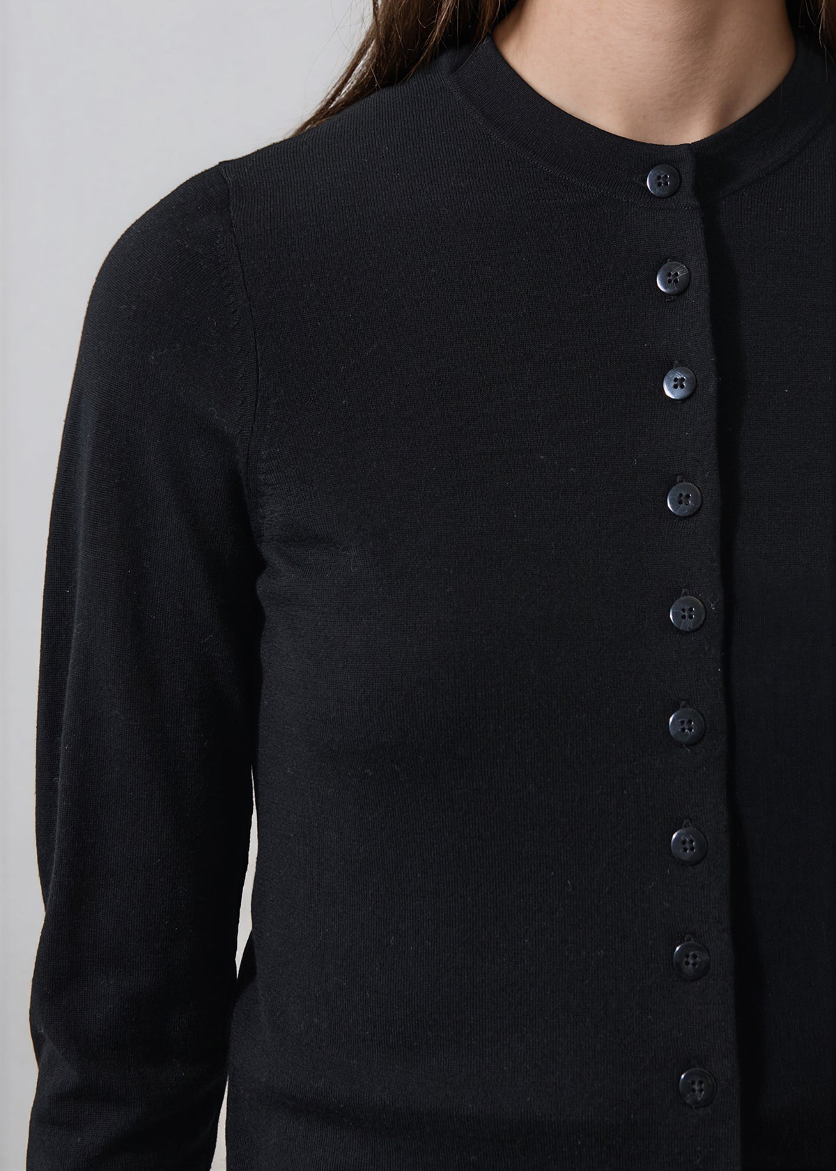 Extra-Fine Merino Cropped Cardigan - PATRICK ASSARAF