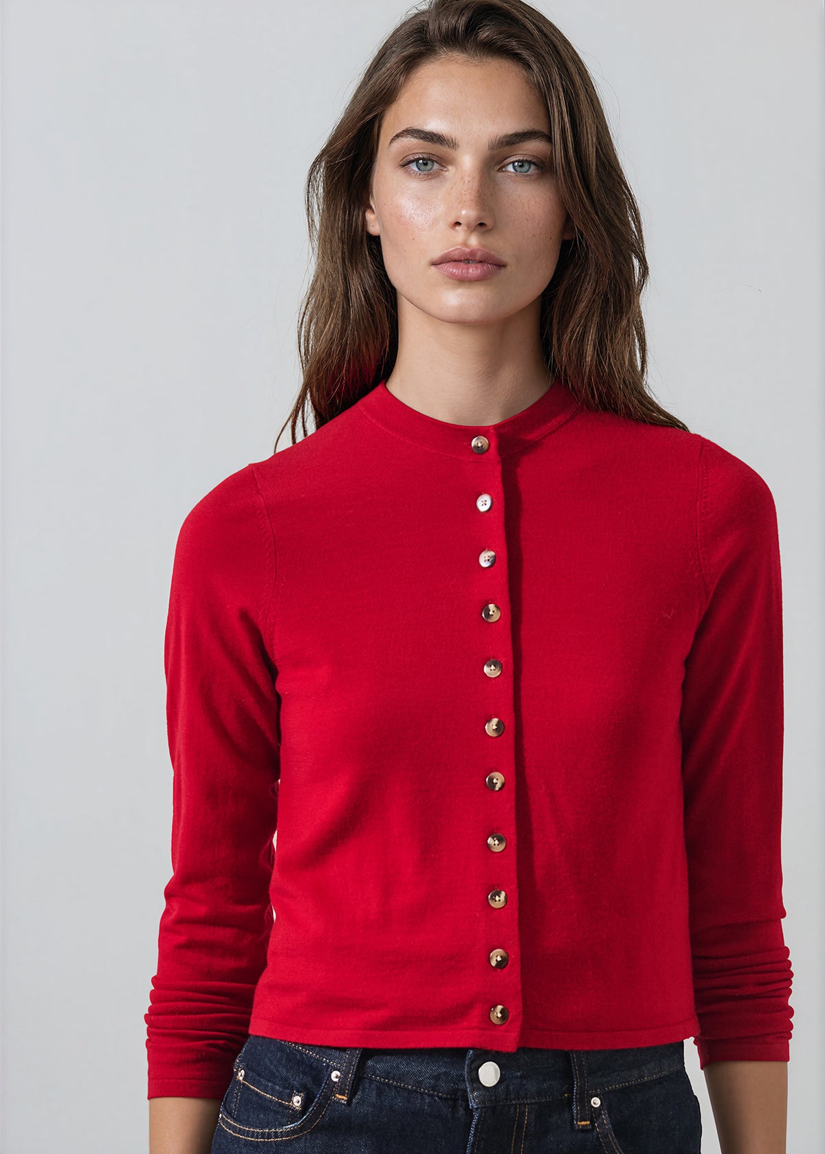 Extra-Fine Merino Cropped Cardigan - PATRICK ASSARAF