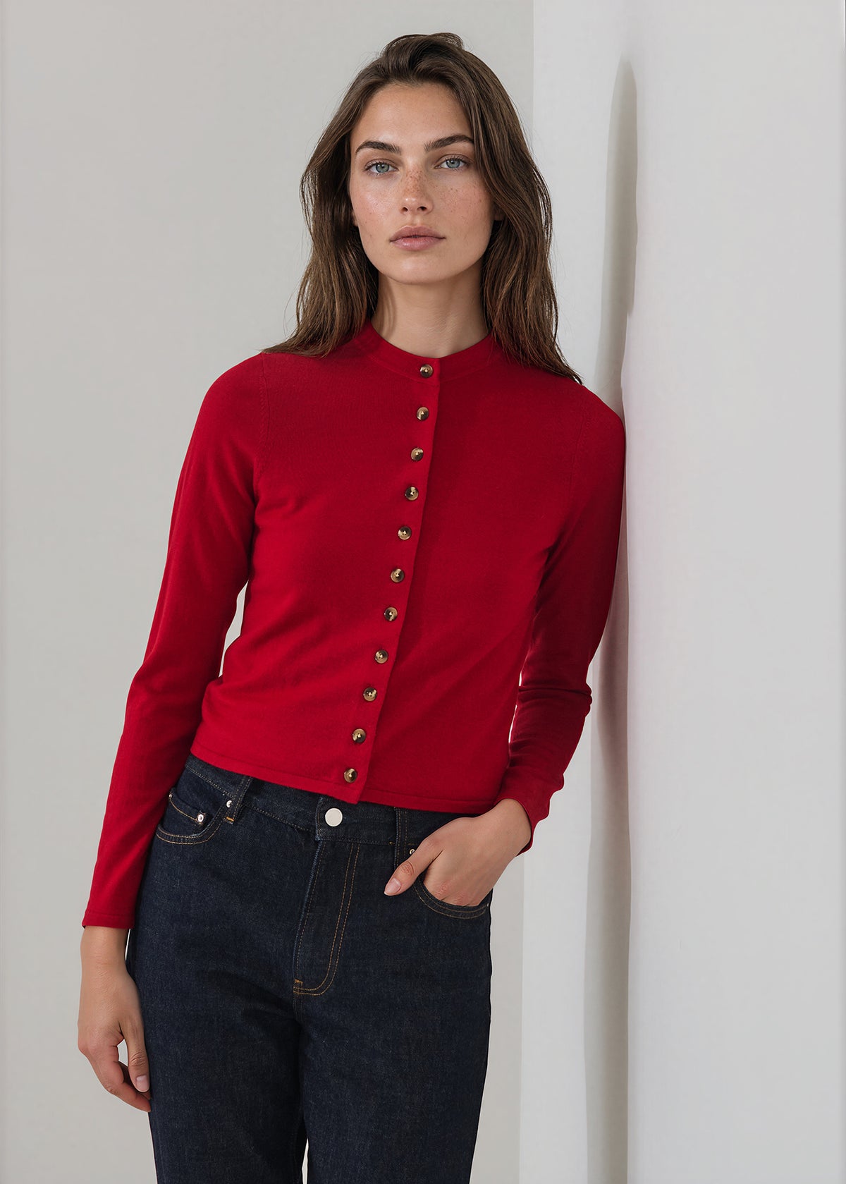 Extra-Fine Merino Cropped Cardigan - PATRICK ASSARAF