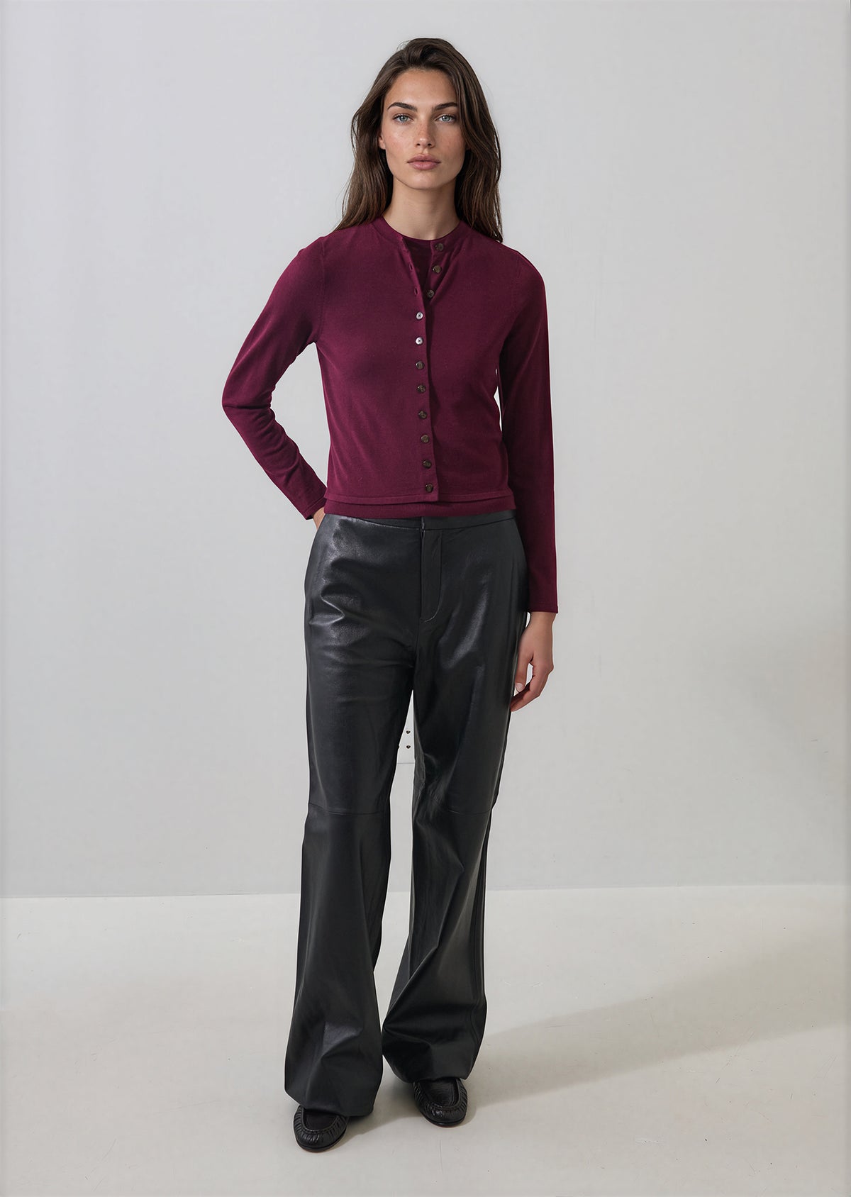 Extra-Fine Merino Cropped Cardigan - PATRICK ASSARAF