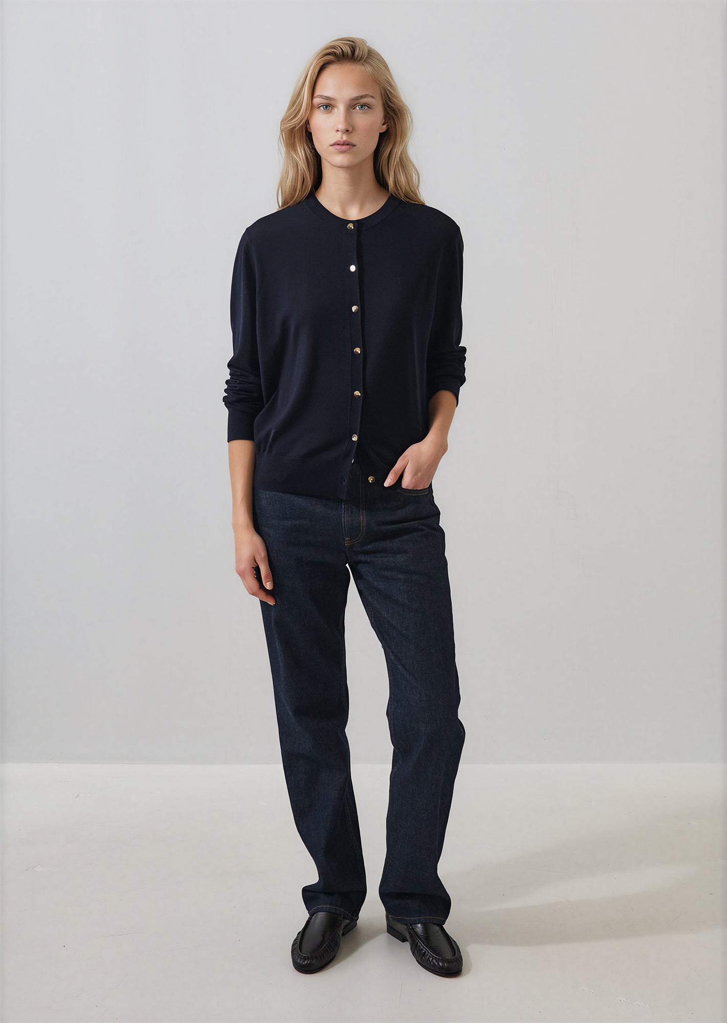 Extra-Fine Merino Relaxed Cardigan - PATRICK ASSARAF