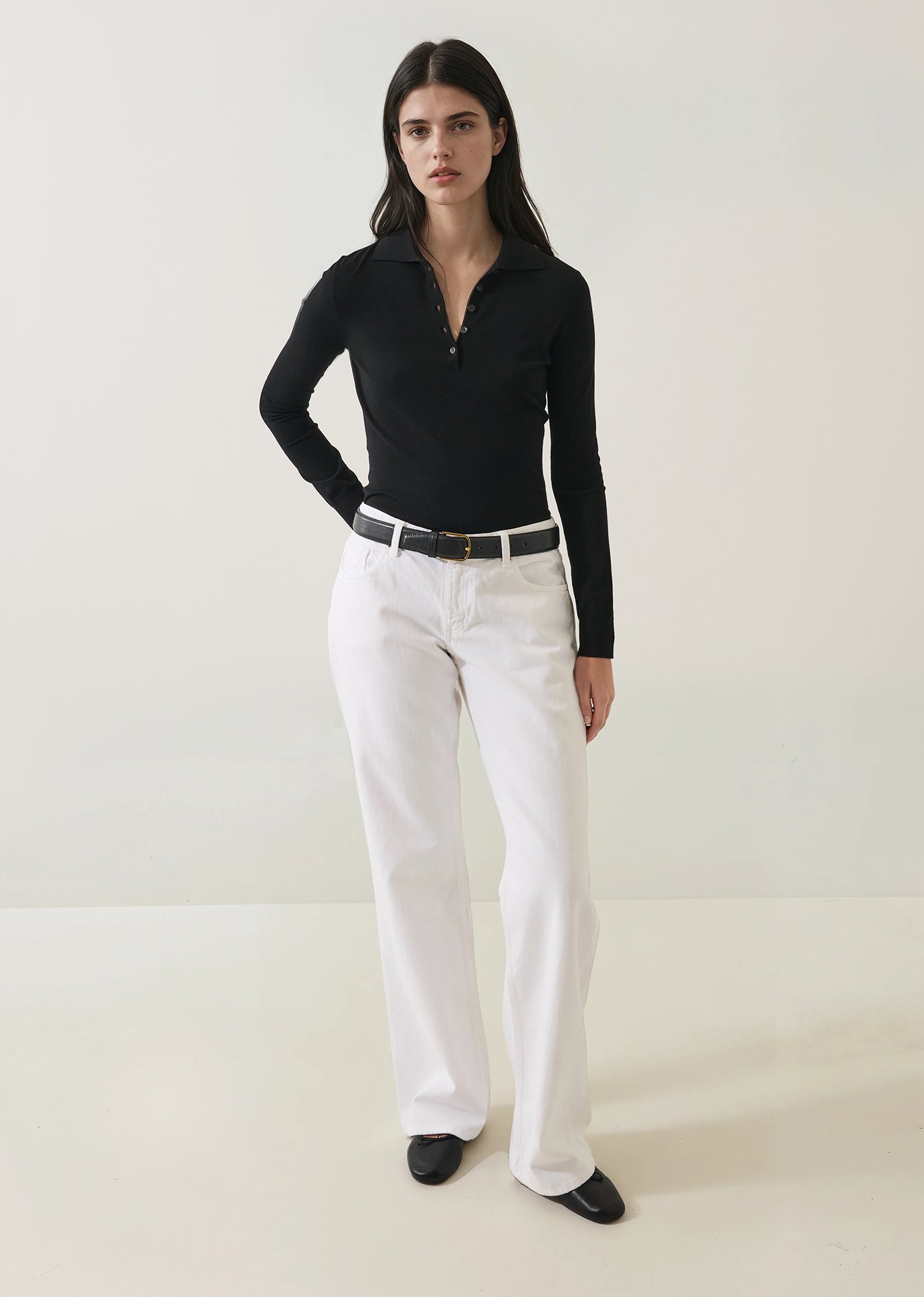 Superfine Merino Fitted Polo