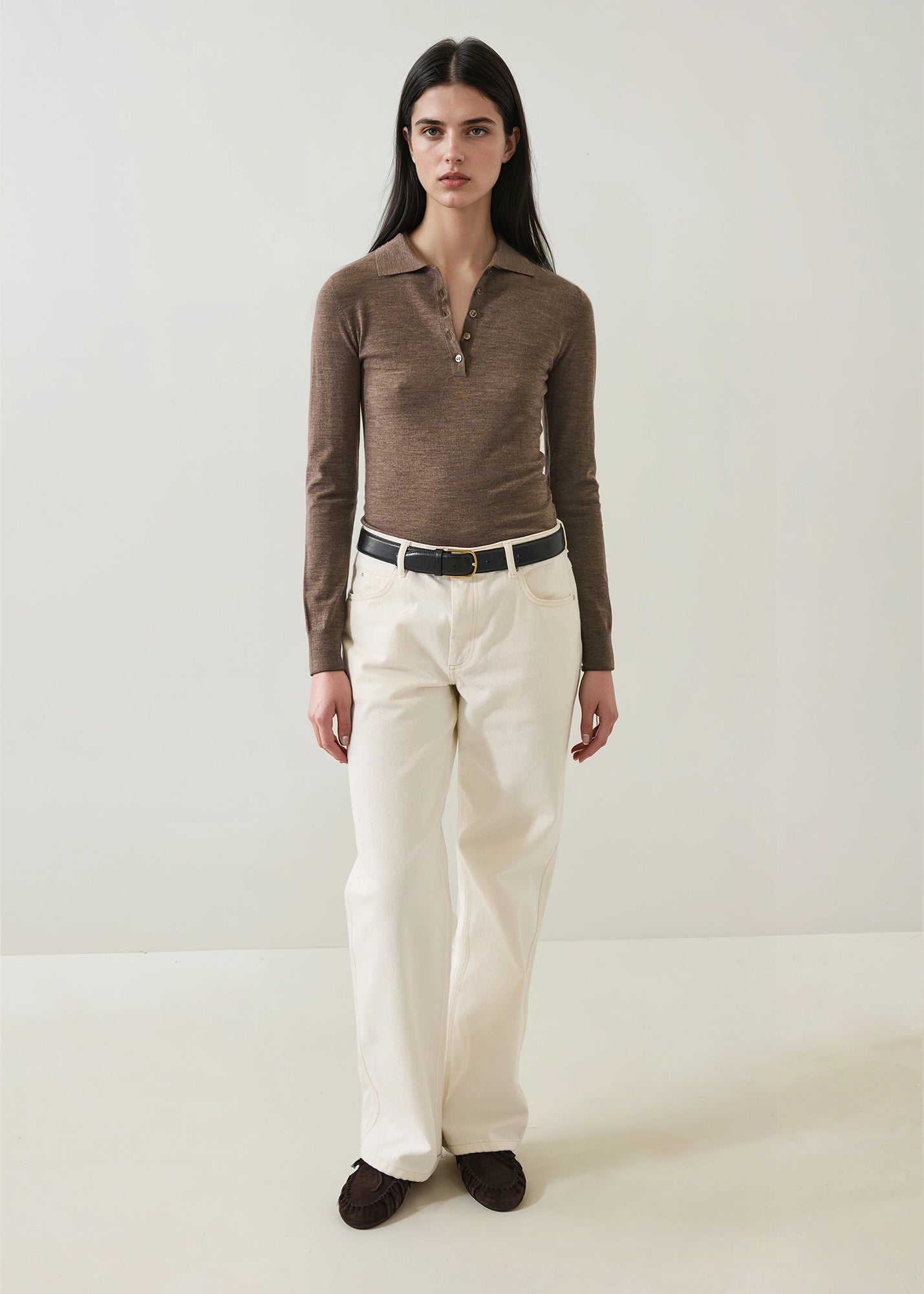 Superfine Merino Fitted Polo