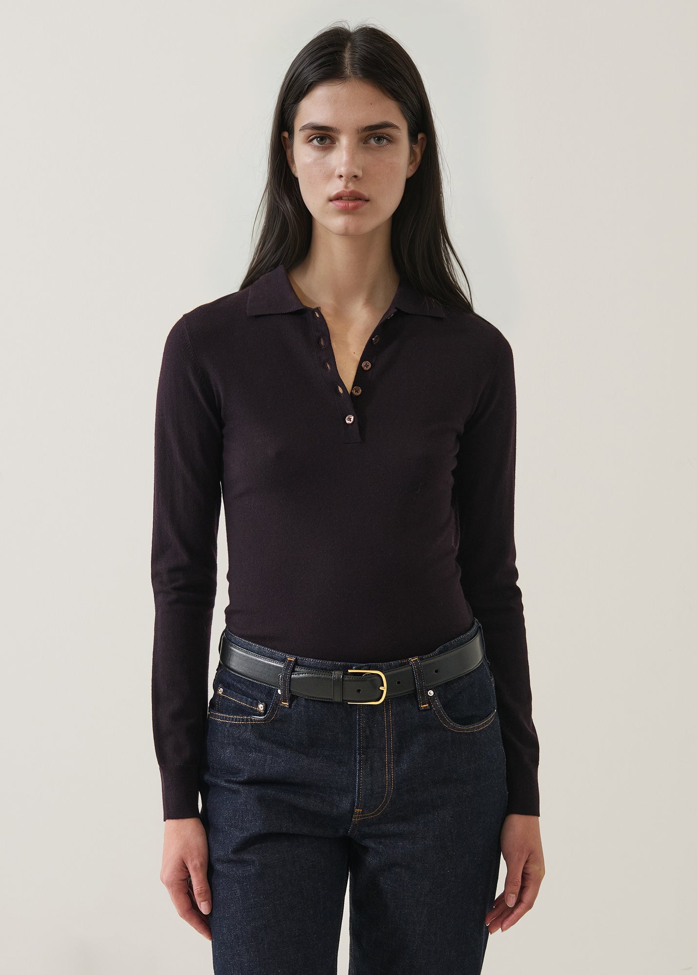 Superfine Merino Fitted Polo