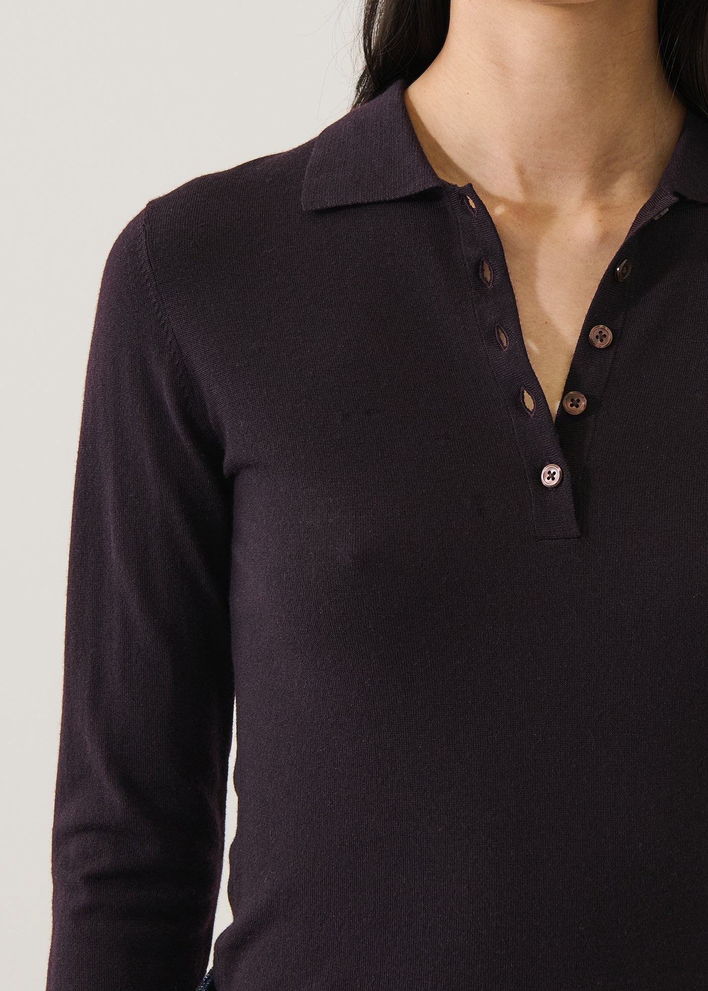 Superfine Merino Fitted Polo