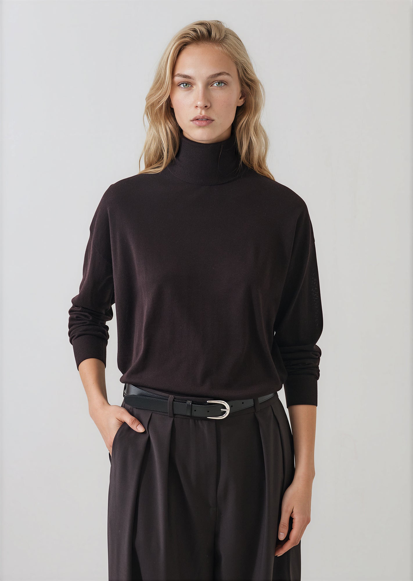 Extra-Fine Merino Relaxed Turtleneck - PATRICK ASSARAF