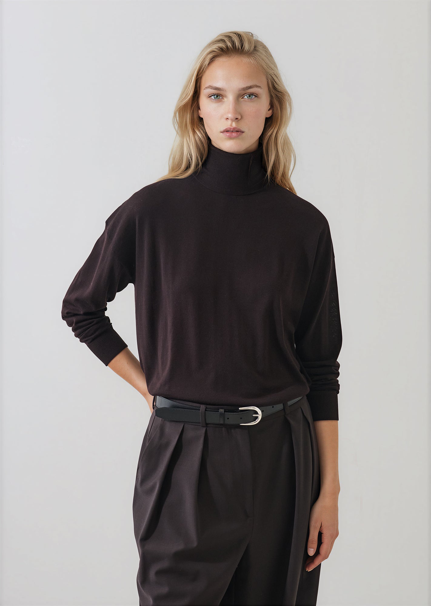 Extra-Fine Merino Relaxed Turtleneck - PATRICK ASSARAF