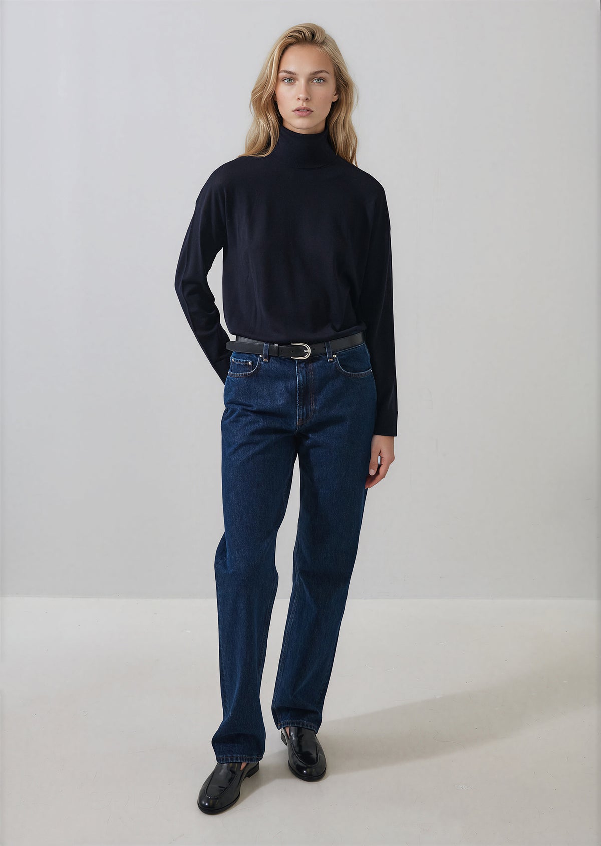 Extra-Fine Merino Relaxed Turtleneck - PATRICK ASSARAF
