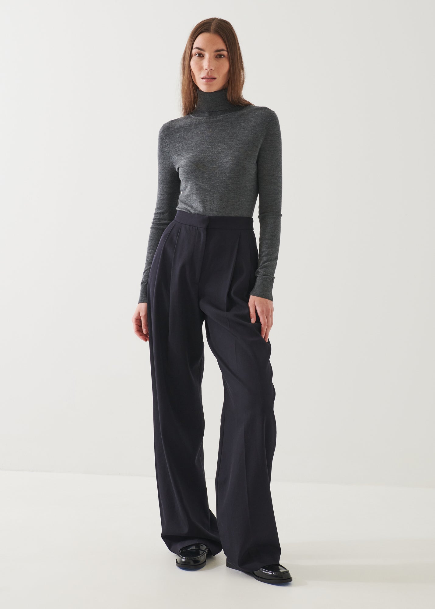 SUPERFINE MERINO TURTLENECK | PATRICK ASSARAF.